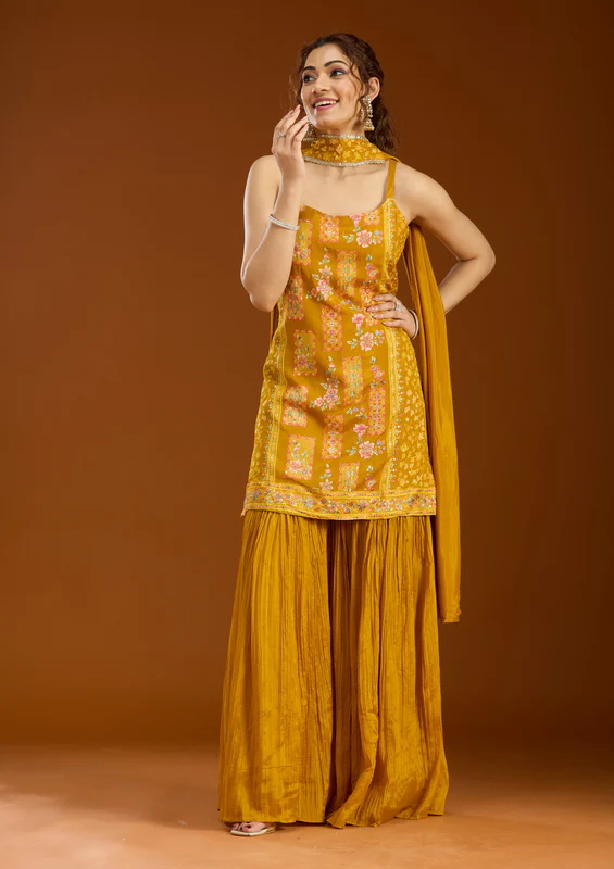Elegant Straight Pants Salwar